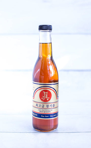 Korean Premium Sesame Oil (Jin Chamgireum) - grown in USA