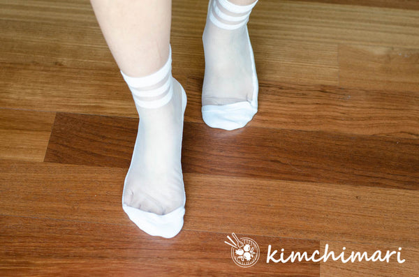 Korean Summer White Lace Mini Socks
